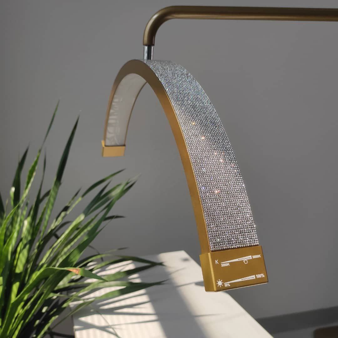 مون لایت ال ای دی نیم دایره اکلیلی وارداتی گلد