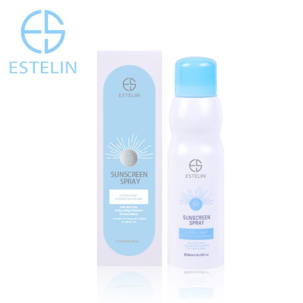 اسپری ضدآفتاب آبرسان و روشن کننده استلین ESTELIN | حجم 180 میل|