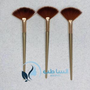 براش آرایشی بادبزنی مو نرم