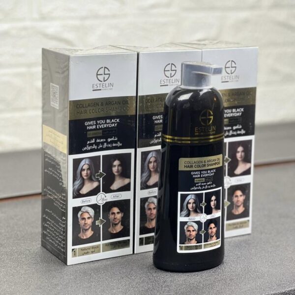 شامپو رنگ کلاژن و روغن آرگان استلین (Estelin Collagen & Argan Oil Hair Color) - تصویر 2