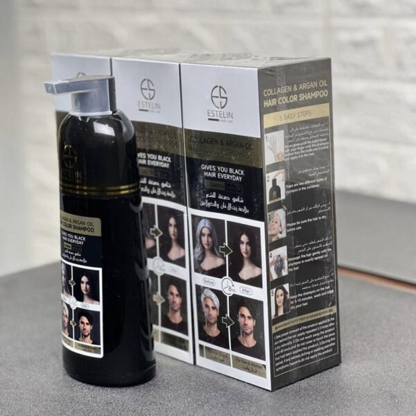 شامپو رنگ کلاژن و روغن آرگان استلین (Estelin Collagen & Argan Oil Hair Color) - تصویر 4