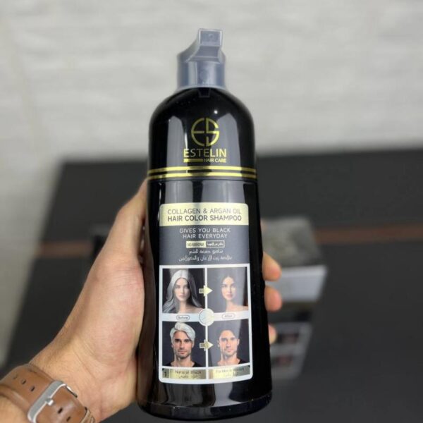 شامپو رنگ کلاژن و روغن آرگان استلین (Estelin Collagen & Argan Oil Hair Color) - تصویر 5
