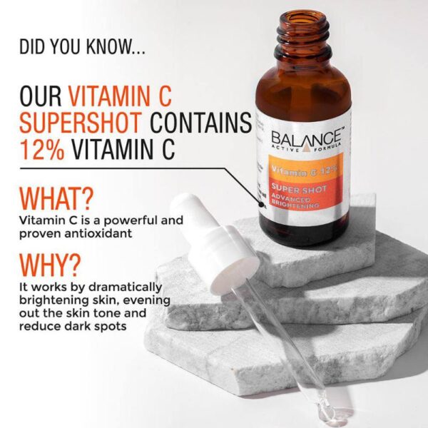 سرم سوپرشات ویتامین سی 12% بالانس (Balance Super Shot Vitamin C 12% Serum) - تصویر 3