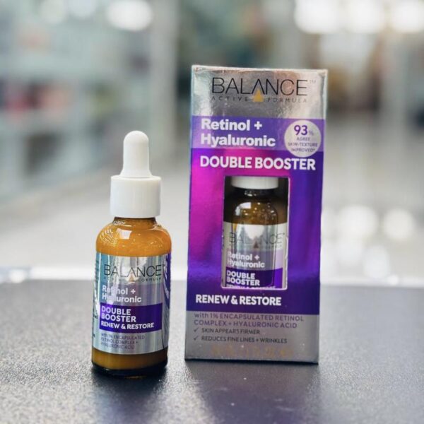 سرم دابل بوستر رتینول 1% و هیالورونیک اسید بالانس (Balance Retinol 1% + Hyaluronic Acid) - تصویر 3