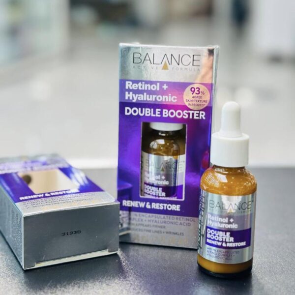 سرم دابل بوستر رتینول 1% و هیالورونیک اسید بالانس (Balance Retinol 1% + Hyaluronic Acid) - تصویر 5