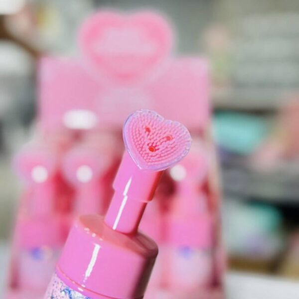 فوم براش‌دار قلبی مدل Baby Powder - تصویر 5