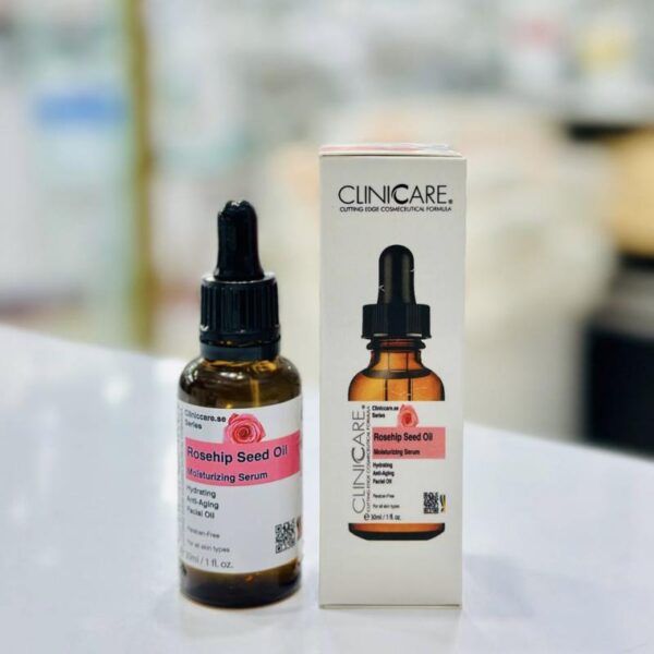 سرم روغن دانه گل رز کلینیکر (CLINICARE Rosehip Seed Oil Serum)