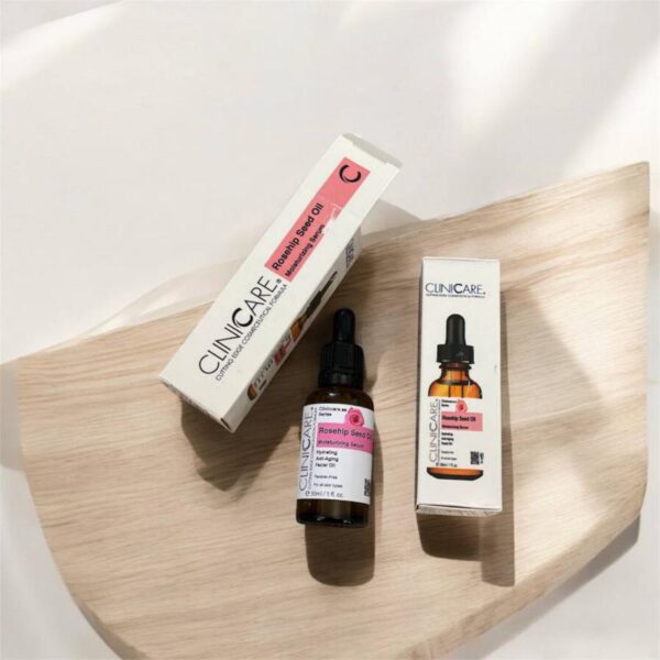 سرم روغن دانه گل رز کلینیکر (CLINICARE Rosehip Seed Oil Serum) - تصویر 4