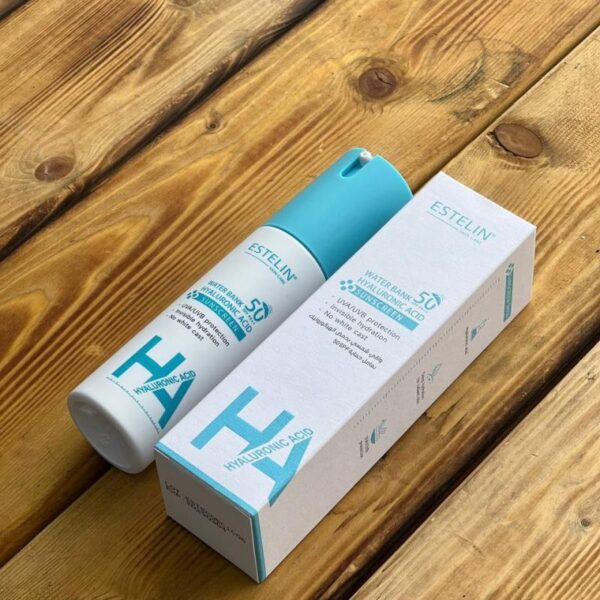 ضدآفتاب بی رنگ آبرسان استلین سری واتربانک ESTELIN Waterbank SPF 50 - تصویر 4