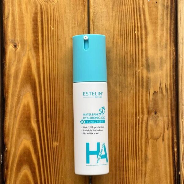 ضدآفتاب بی رنگ آبرسان استلین سری واتربانک ESTELIN Waterbank SPF 50