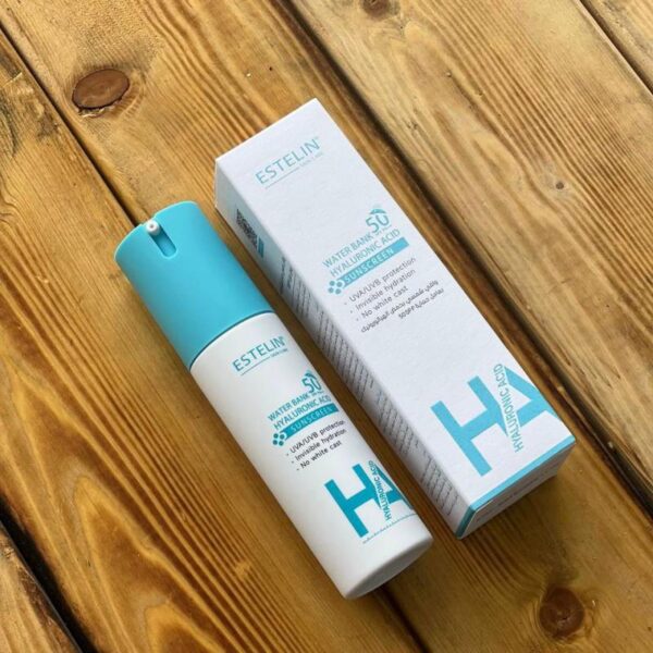 ضدآفتاب بی رنگ آبرسان استلین سری واتربانک ESTELIN Waterbank SPF 50 - تصویر 3