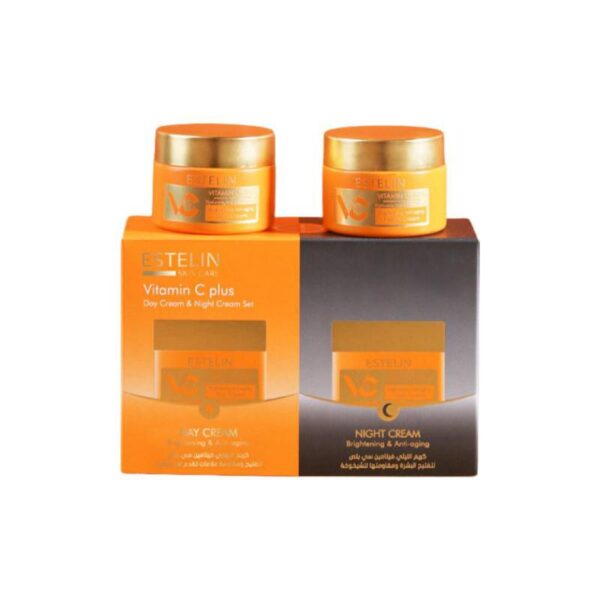 پک کرم روز و شب ویتامین سی استلین (Estelin Vitamin C Day & Night Cream Set)