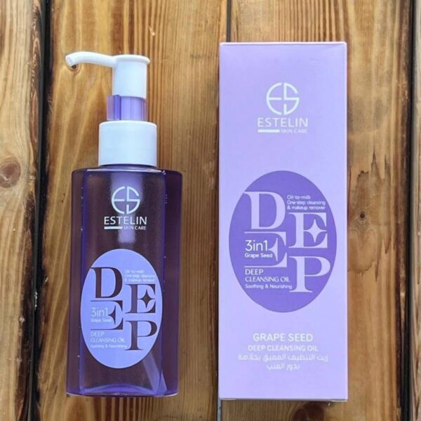 روغن پاک‌کننده صورت استلین عصاره هسته انگور (Estelin Grape Seed Cleansing Oil)