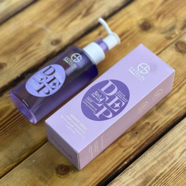 روغن پاک‌کننده صورت استلین عصاره هسته انگور (Estelin Grape Seed Cleansing Oil) - تصویر 2