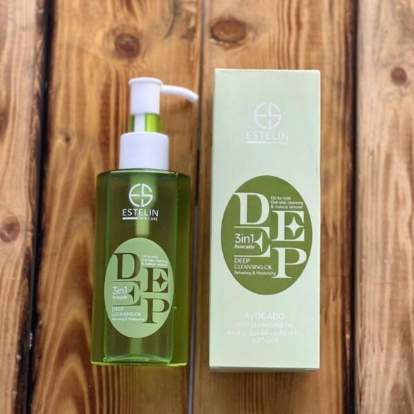 روغن پاک‌کننده صورت استلین با عصاره آووکادو Estelin Deep Cleansing Oil Avocado