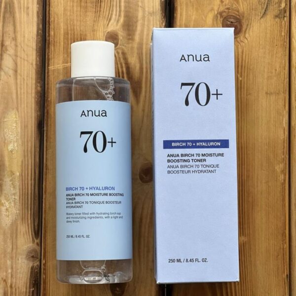 تونر تقویت کننده و مرطوب کننده شیره توس آنوا Anua مدل Birch 70 Moisture Boosting Toner