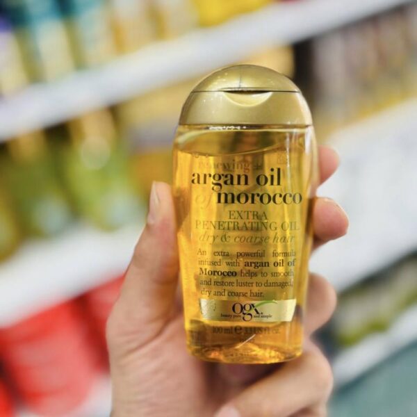 روغن آرگان او جی ایکس مدل Extra OGX ضد وز و موخوره - تصویر 3
