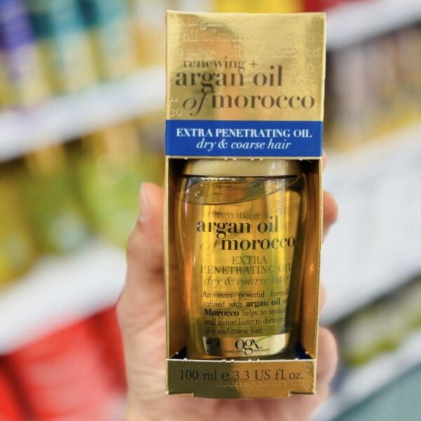 روغن آرگان او جی ایکس مدل Extra OGX ضد وز و موخوره - تصویر 4