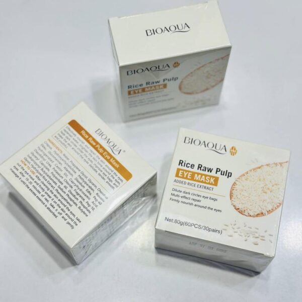 پچ زیر چشم روشن‌کننده برنج برند Bioaqua